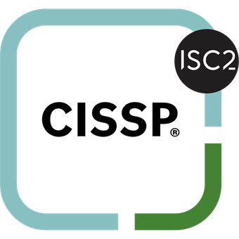 CISSP certification badge from ISC2