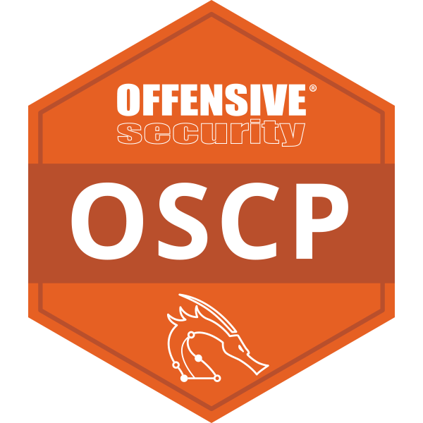 OSCP certification badge from Offensive Security